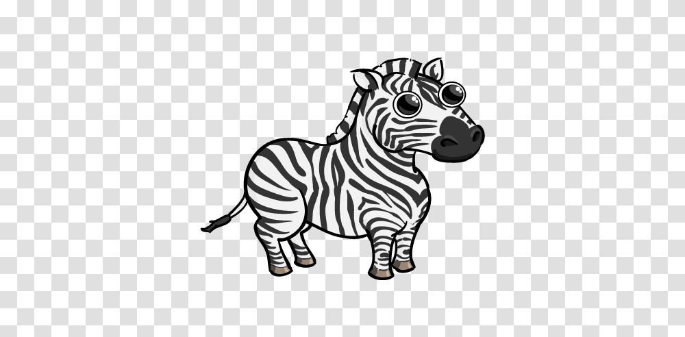 Cute Zebra Clipart, Wildlife, Mammal, Animal, Road Transparent Png