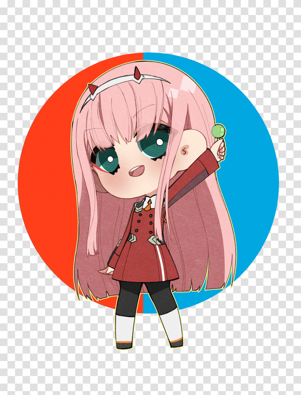 Cute Zero Two, Person, Costume, Manga Transparent Png