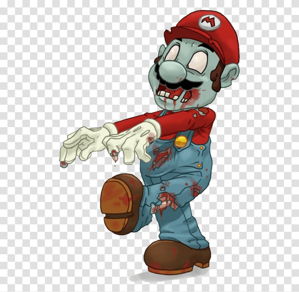 Cute Zombie Clipart Mario Bros Zombie, Helmet, Person, Performer Transparent Png