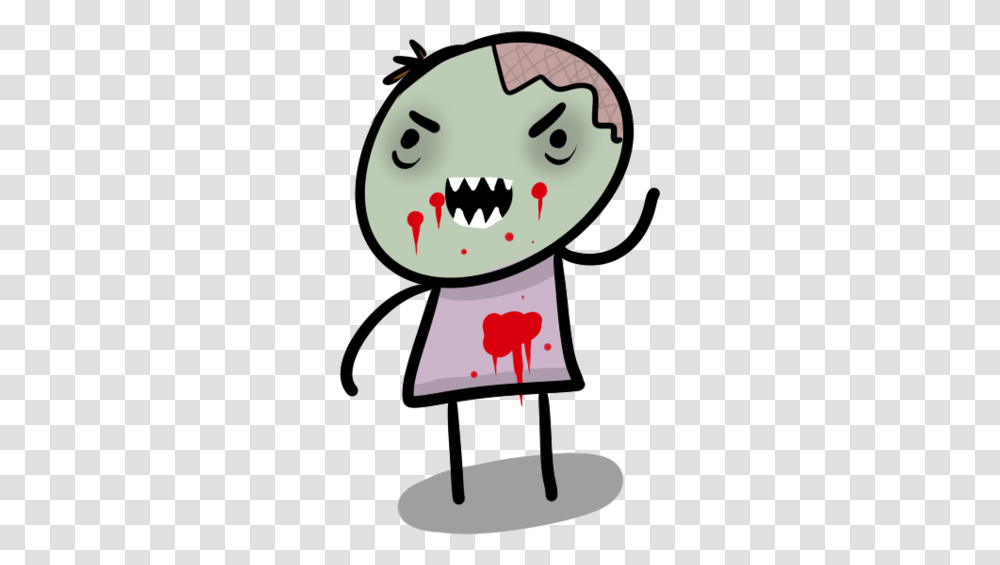 Cute Zombie Icon Love Dolphin Vs Full Size Fictional Character, Text, Face, Stencil, Label Transparent Png