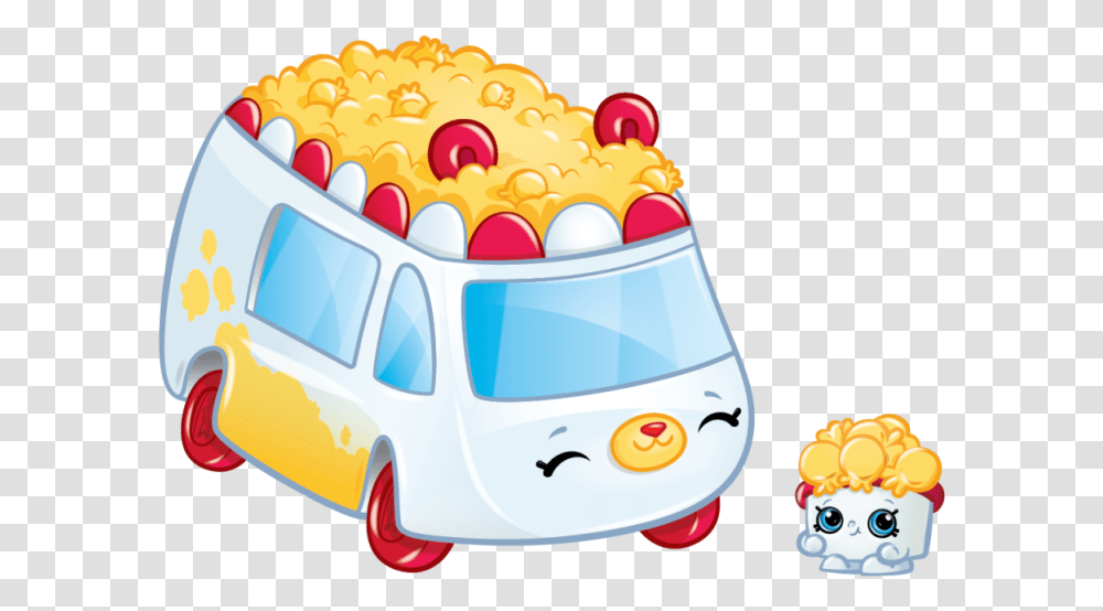 Cutie Cars Popcorn Moviegoer, Birthday Cake, Food, Plant, Fruit Transparent Png