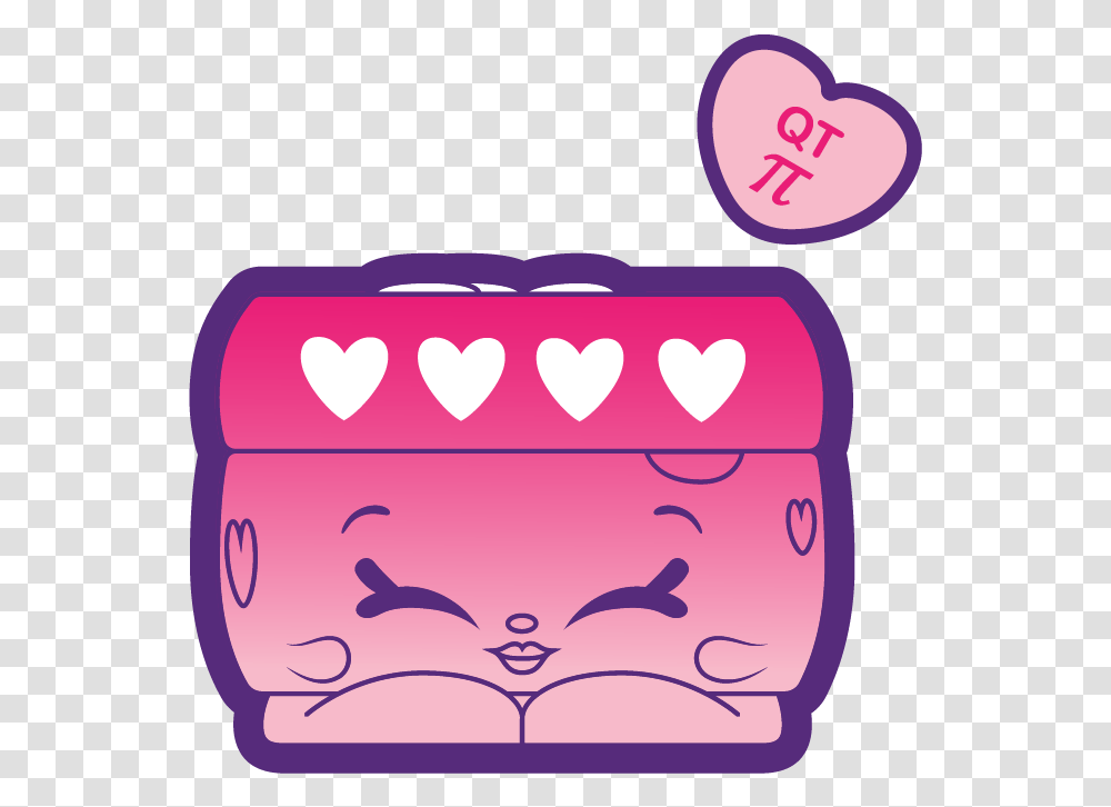 Cutie Compact A Common Shopkins Wild Style Heart, Teeth, Mouth, Label Transparent Png