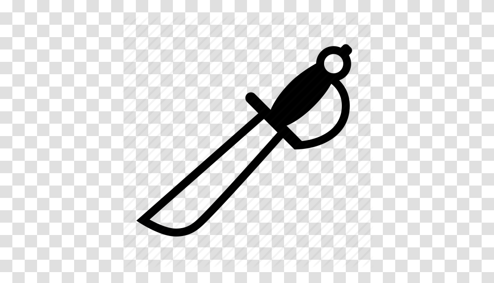 Cutlass Pirate Pirates Sword Weapon Icon, Transportation, Vehicle, Aircraft Transparent Png