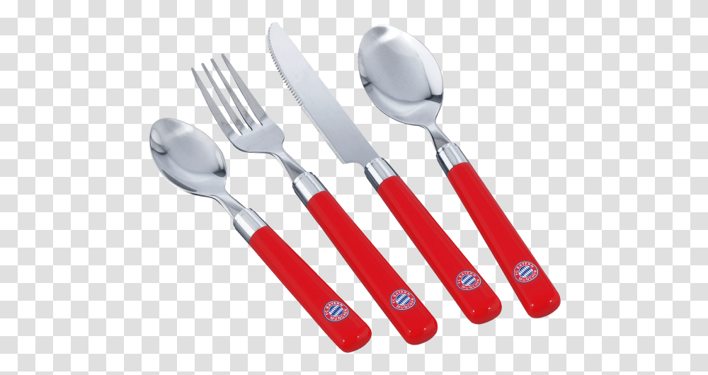 Cutlery Set Of Kind Bayern Mnchen Fanartikel, Fork, Brush, Tool, Spoon Transparent Png