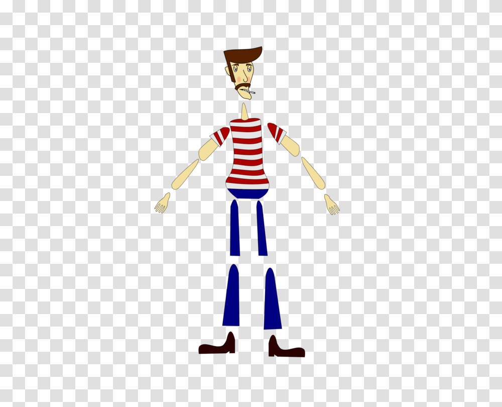 Cutout Animation Character Animation Drawing, Performer, Person, Human, Clown Transparent Png