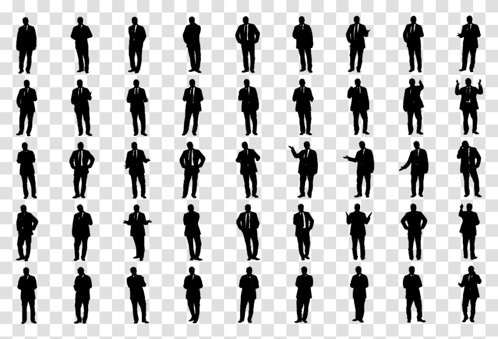 Cutout People Silhouettes Office Business Work Cut Out People Black, Gray, World Of Warcraft Transparent Png
