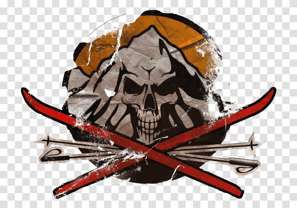 Cutthroats Skull, Symbol, Art, Drawing, Emblem Transparent Png