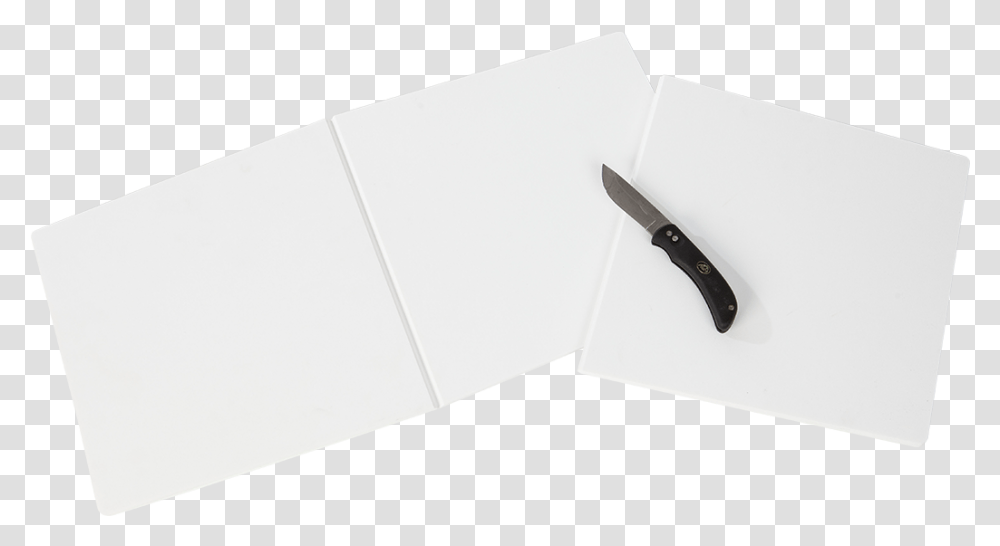 Cutting Board Paper, Knife, Blade, Weapon, Weaponry Transparent Png