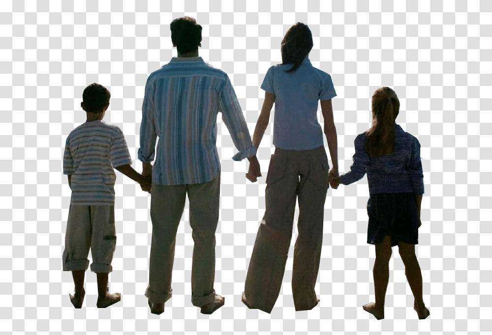 Cutting Out An Object Without Having Background Family Silhouette, Holding Hands, Person, Human, People Transparent Png