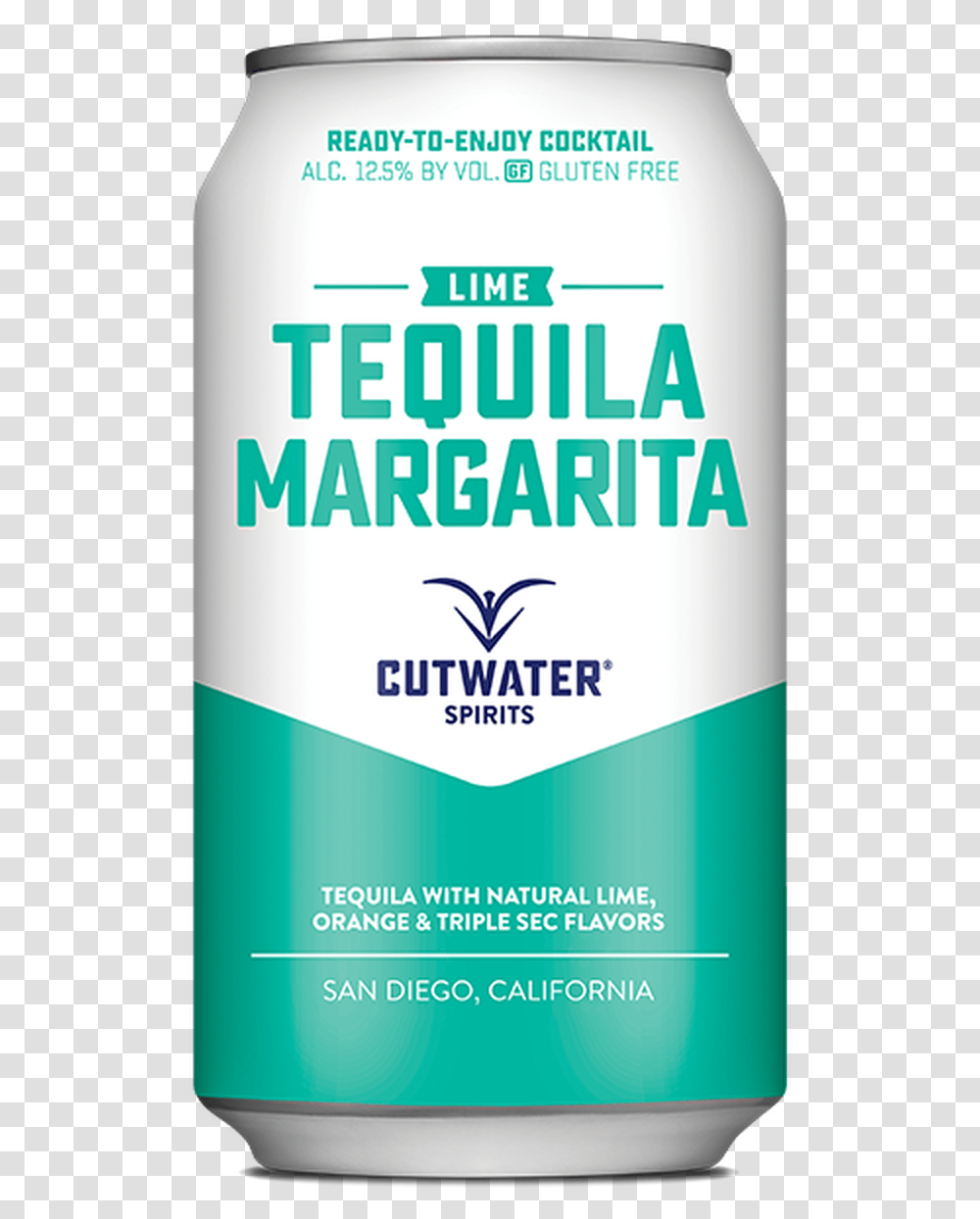 Cutwater Lime Tequila Margarita Cutwater Gin And Tonic, Tin, Can, Aluminium, Spray Can Transparent Png