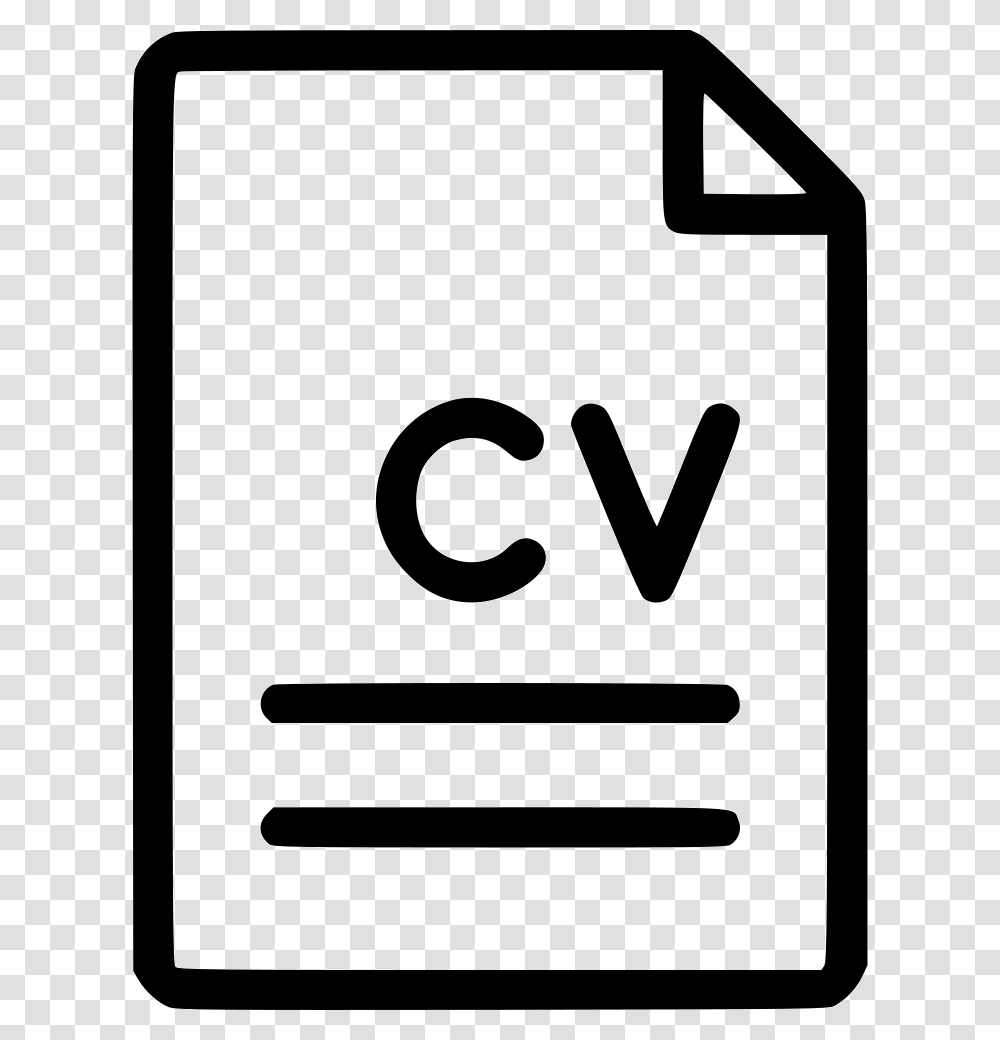 Cv, Number, Sign Transparent Png