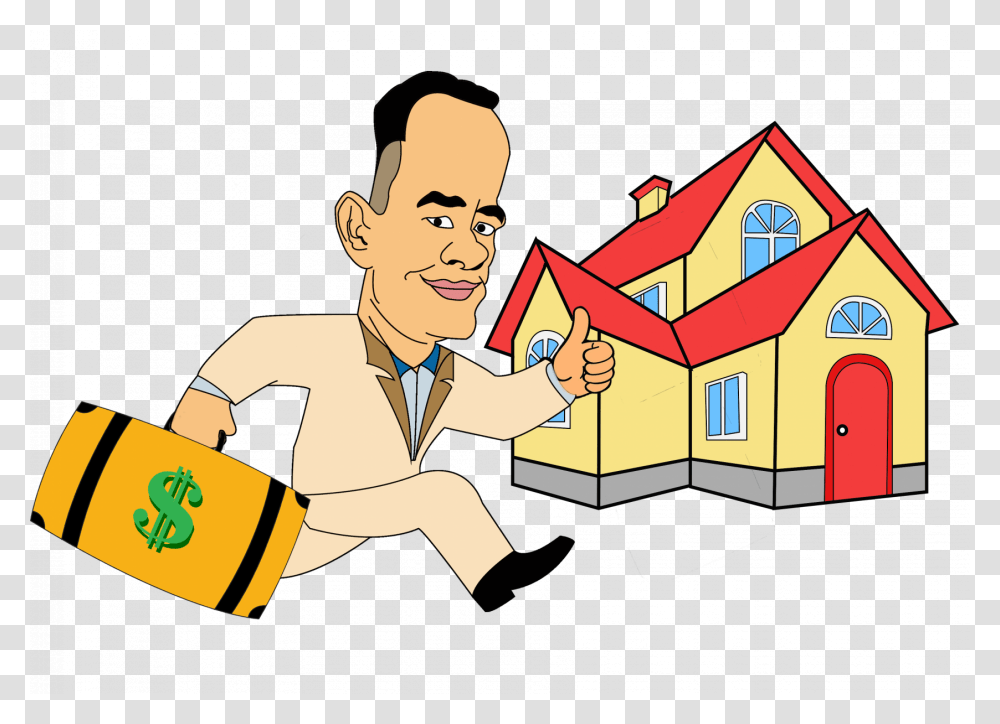 Cva Homes Logo Cartoon, Person, Box, Cardboard, Carton Transparent Png