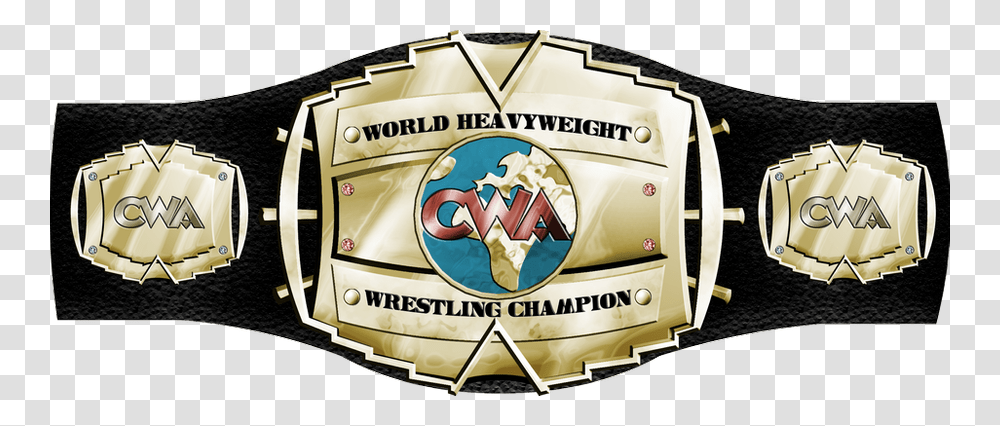 Cwa World Heavyweight Championship Emblem, Wristwatch, Logo, Badge Transparent Png