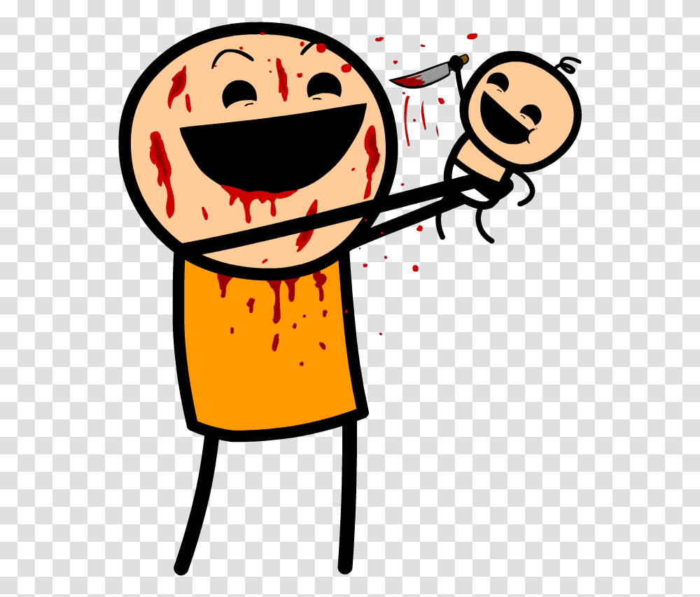 Cyanide And Happiness Caracter, Cork, Hand, Label Transparent Png