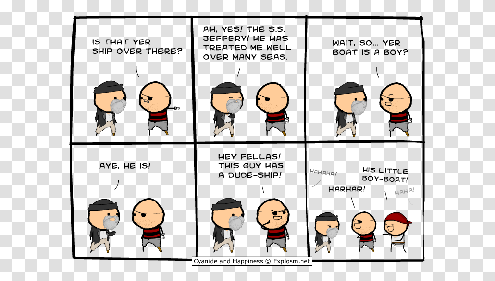 Cyanide And Happiness, Person, Helmet, People Transparent Png