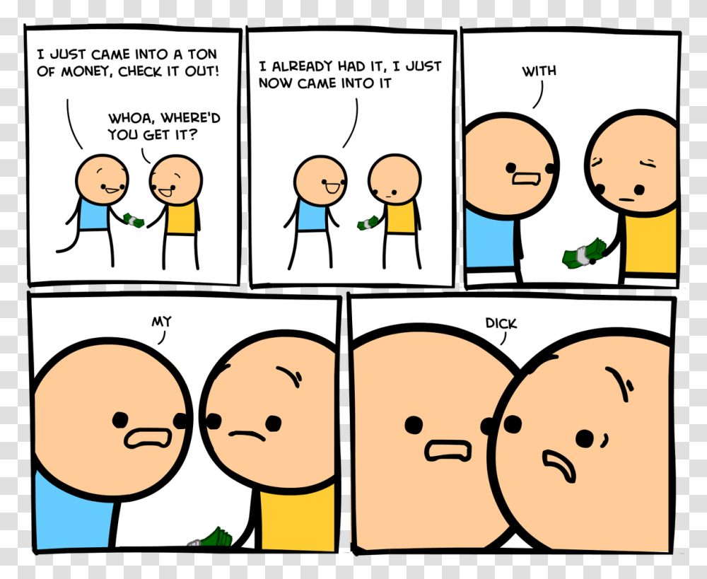 Cyanide And Happiness With My Dick, Comics, Book, Manga, Giant Panda Transparent Png