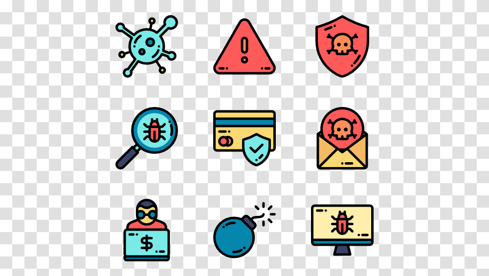 Cyber Crimes Printing Icon Vector, Number, Triangle Transparent Png