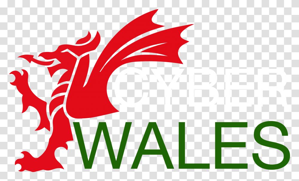 Cyber Wales Welsh Dragon, Word, Logo Transparent Png