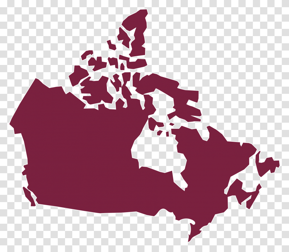 Cyberbullying In Canada Map Download Map Of Canada, Plant, Plot, Flower, Blossom Transparent Png