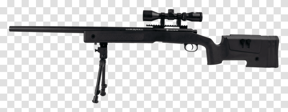 Cybergun Fn Spr Bolt 6mm Airsoft Sniper Rifle, Weapon, Weaponry, Armory Transparent Png