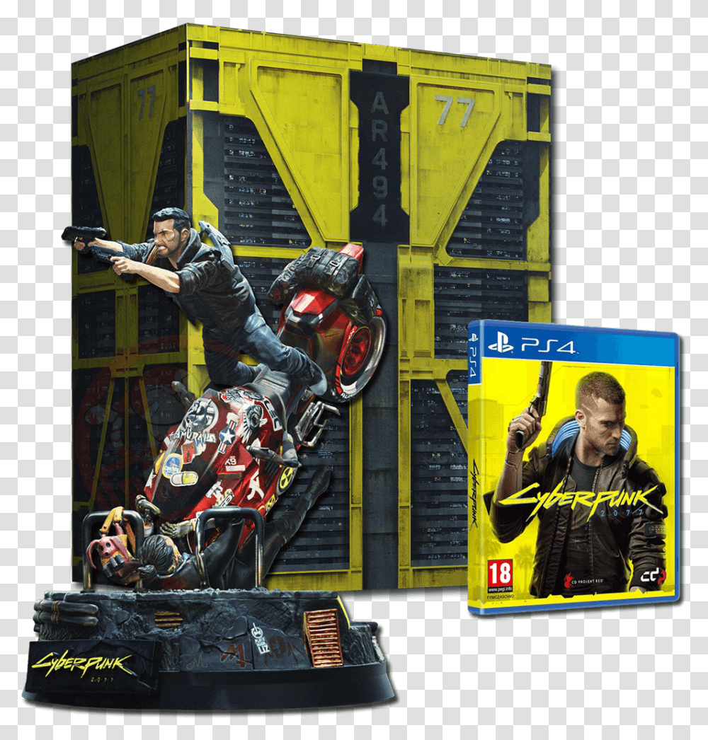 Cyberpunk 2077 Collector's Edition, Person, Human, Helmet Transparent Png