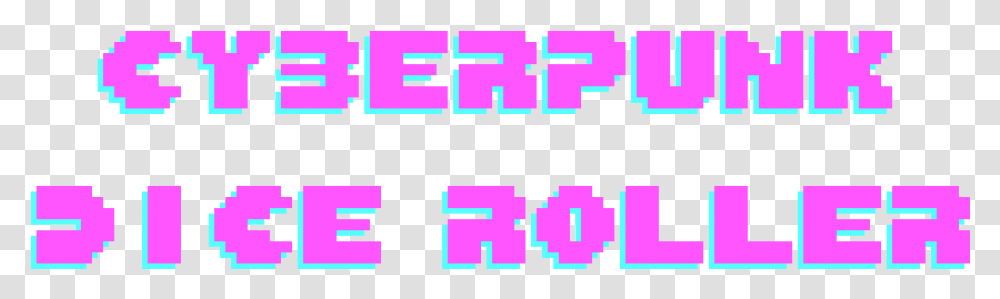 Cyberpunk Dice Roller Carmine, Pac Man, Purple, Number Transparent Png