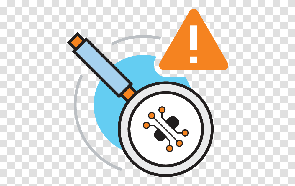 Cybersecurity Incident Response Icon, Alarm Clock, Rock Transparent Png