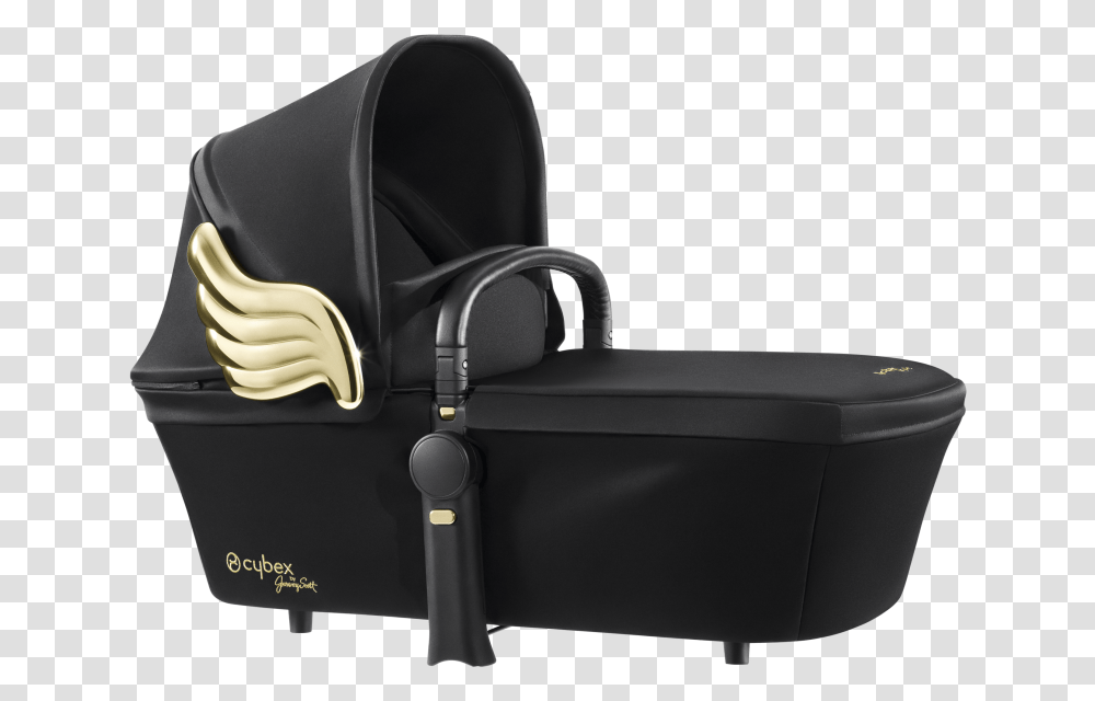 Cybex Jeremy Scott Gold Wings Carry Cot Cybex Priam, Furniture, Chair, Mailbox, Letterbox Transparent Png