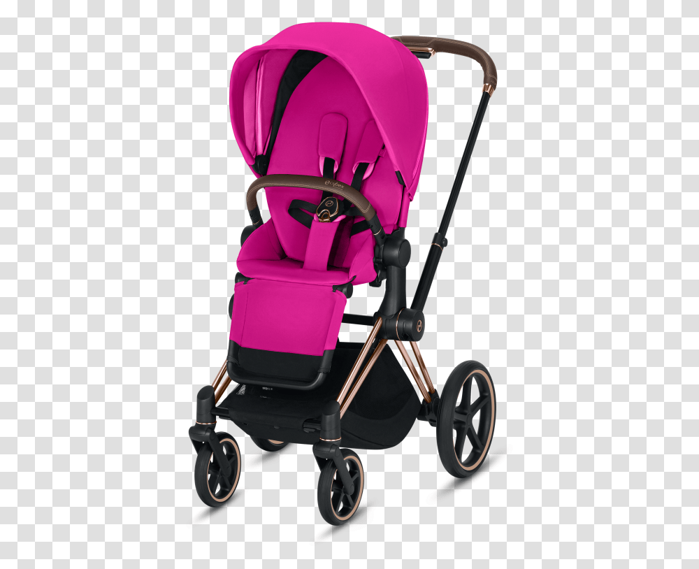 Cybex Priam Stroller Rose Gold Frame Cybex Rose Gold Priam, Helmet, Clothing, Apparel, Lawn Mower Transparent Png