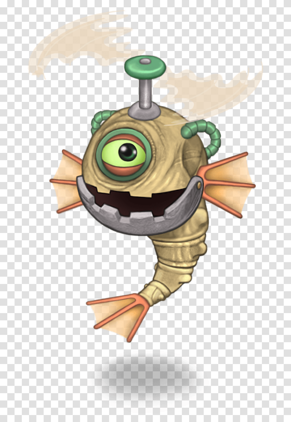 Cybop With Rotary Blade Clip Arts My Singing Monsters Dawn Of Fire Cybop, Toy, Animal, Figurine, Reptile Transparent Png