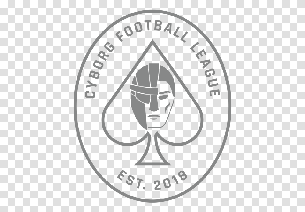 Cyborg Football League Inc Label, Logo, Symbol, Trademark, Poster Transparent Png