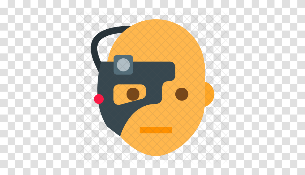 Cyborg Icon Cyborg Icon, Text, Pac Man Transparent Png