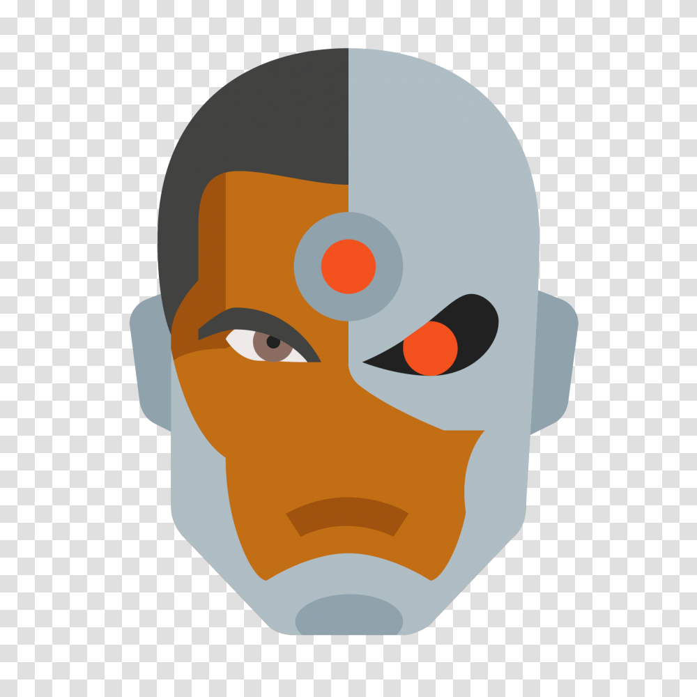 Cyborg Icon, Head, Face Transparent Png