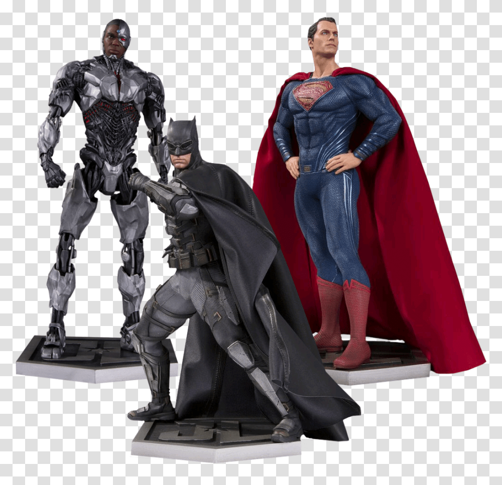 Cyborg Justice League 2017 Download Dc Collectibles Cyborg Statue, Person, Human, Apparel Transparent Png