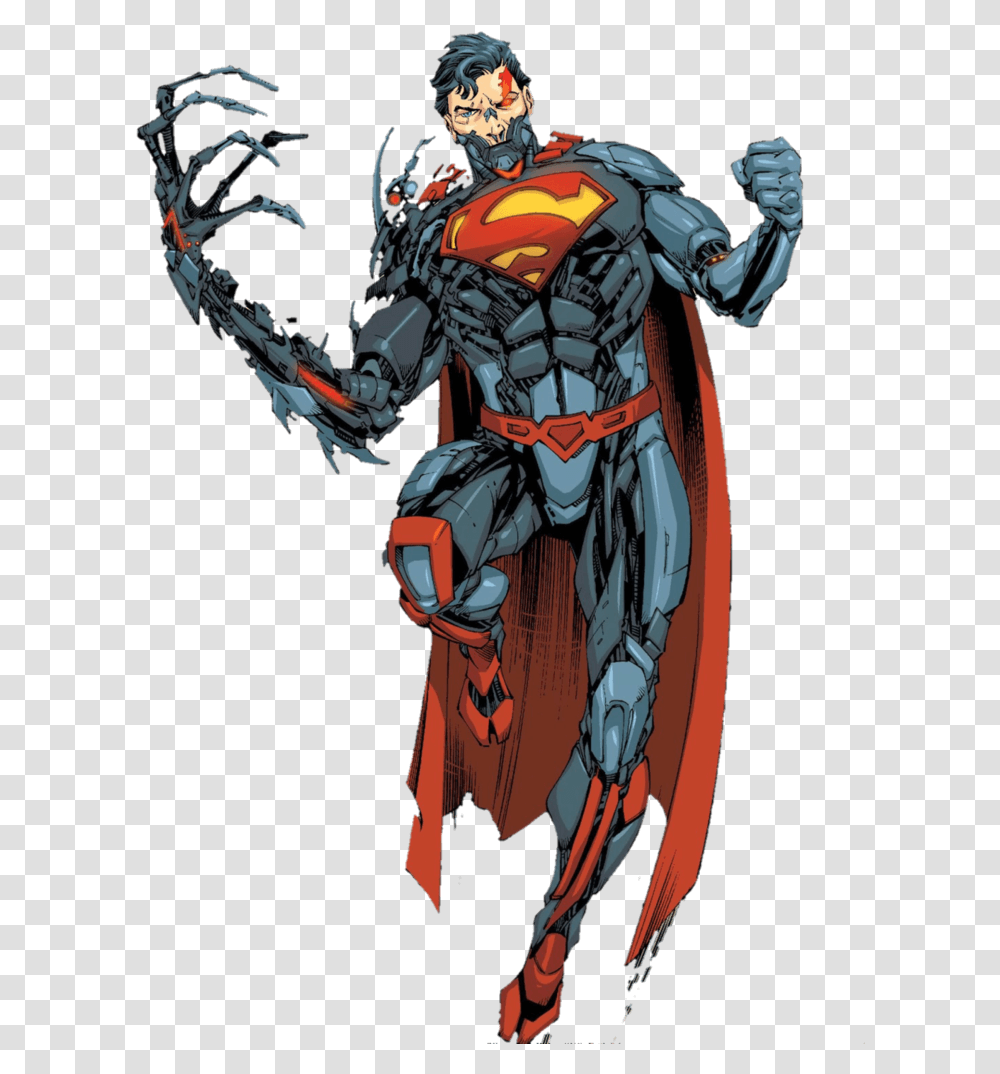 Cyborg Superman By Mayantimegod New 52 Cyborg Superman, Person, Human, Batman Transparent Png