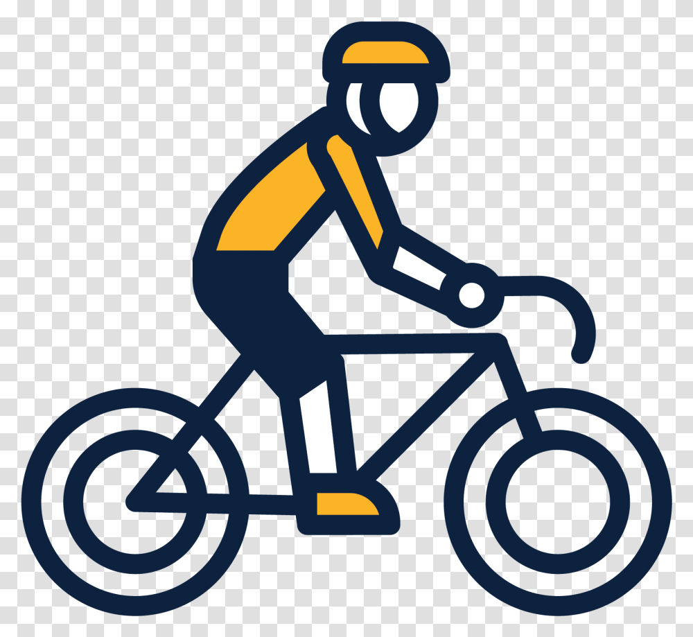Cycle Clipart Bicycle Sign Clip Art Bike Ride, Vehicle, Transportation, Bmx, Lawn Mower Transparent Png