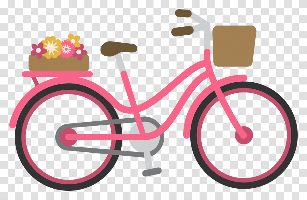 Cycle Vector Pink Bike Pink Bike Clipart, Transportation, Vehicle, Bicycle, Tandem Bicycle Transparent Png