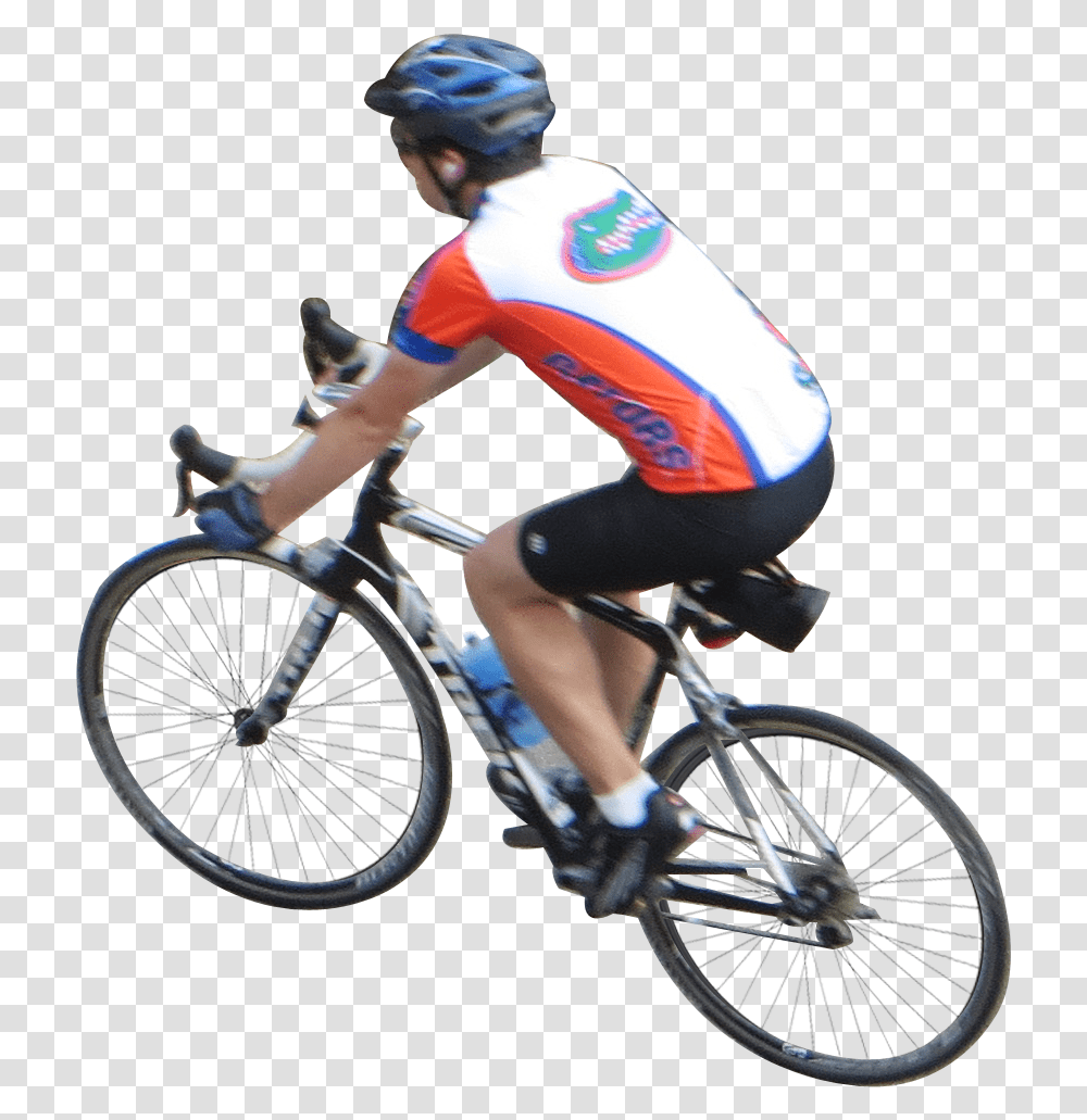 Cycling Bicycle Aerial View, Vehicle, Transportation, Bike, Person Transparent Png