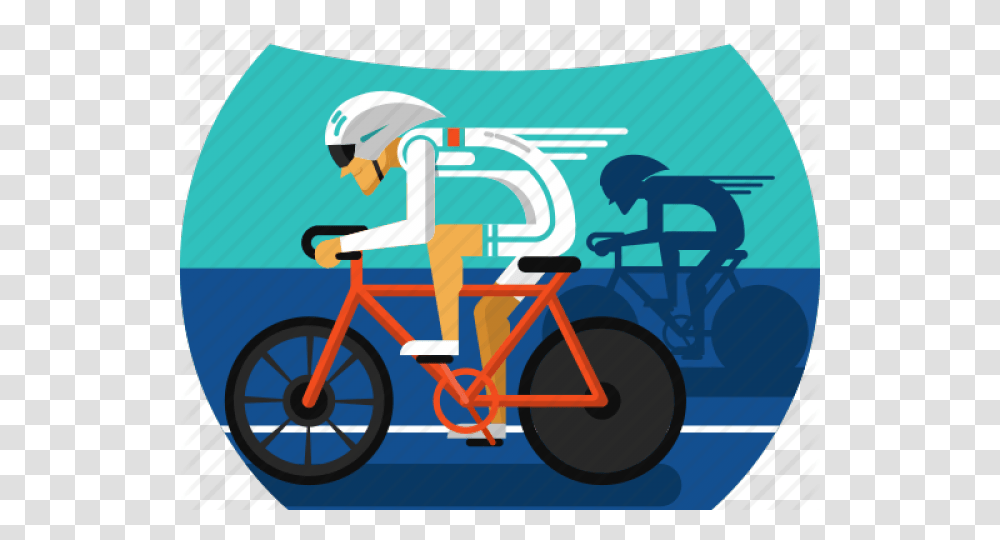 Cycling Clipart Interval Training Road Bicycle, Vehicle, Transportation, Wheel, Cyclist Transparent Png