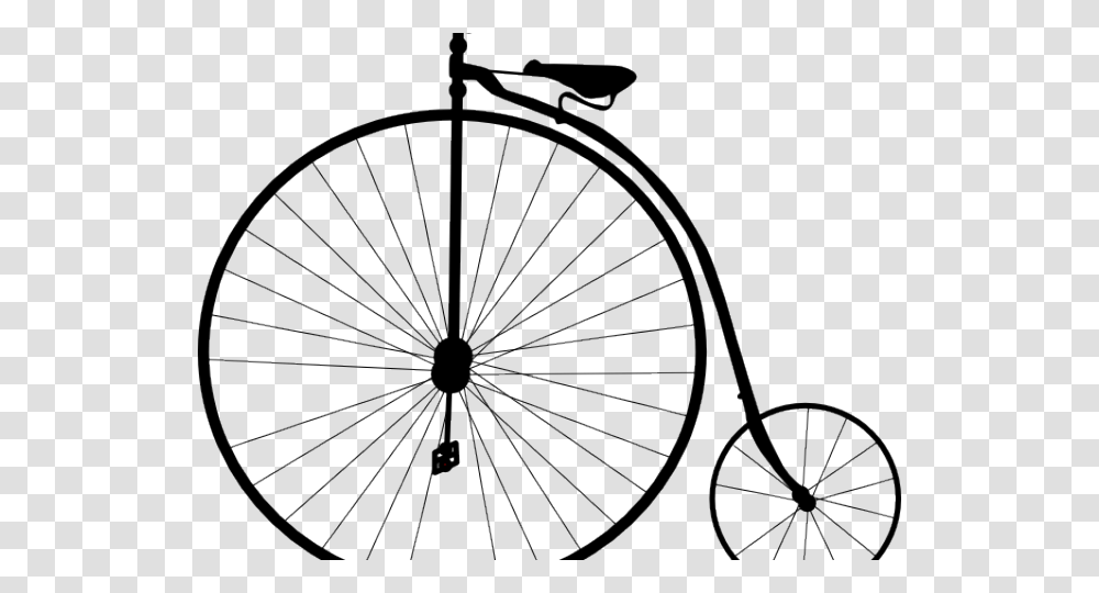 Cycling Clipart Old Fashioned Penny Farthing Bicycle Clipart, Wheel, Machine, Vehicle, Transportation Transparent Png