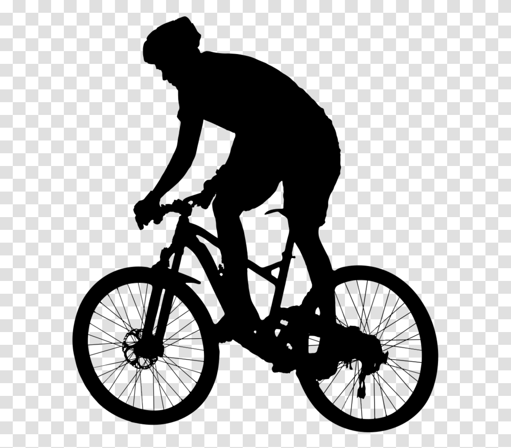 Cycling Cyclist Background Mountain Bike, Gray, World Of Warcraft Transparent Png