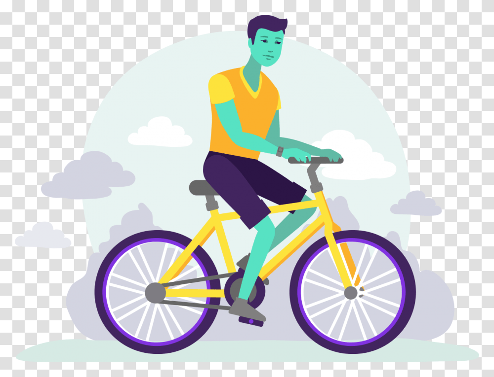Cycling Hybrid Bicycle, Vehicle, Transportation, Bike, Wheel Transparent Png
