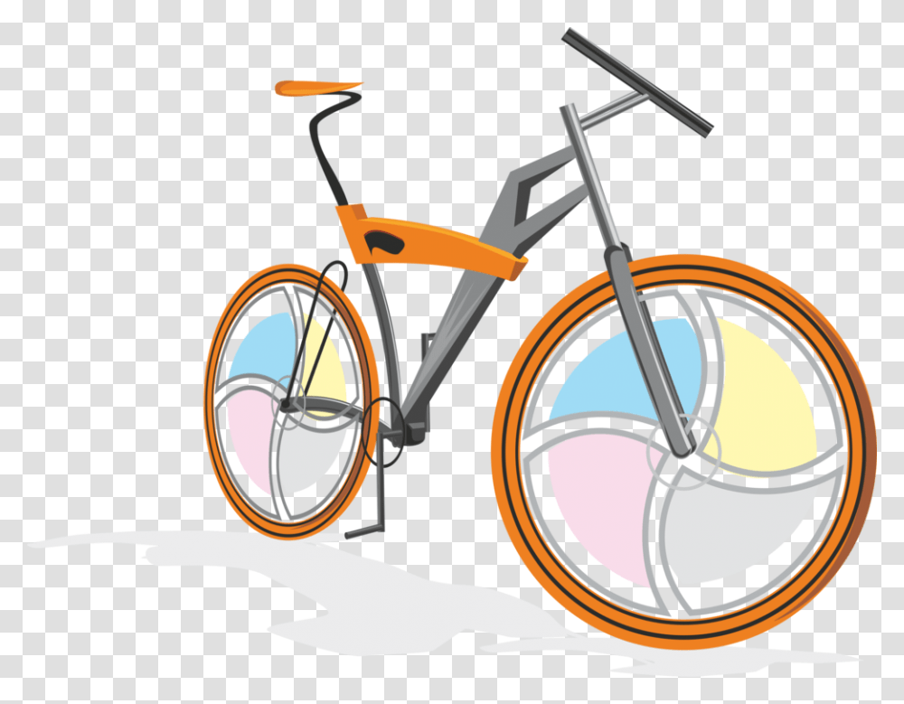 Cyclingspokebicycle Handlebar Bicycle Clip Art, Vehicle, Transportation, Bike, Machine Transparent Png