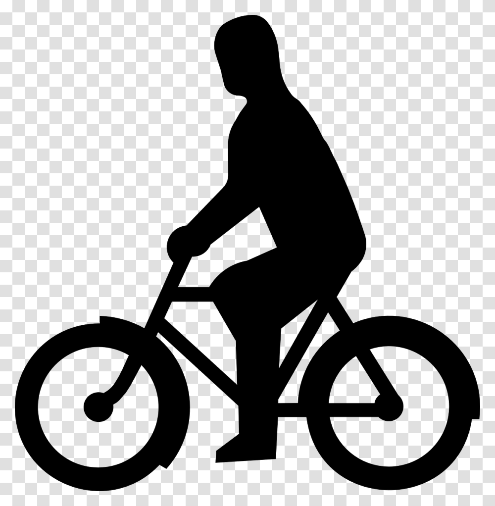 Cyclist Bicycle Bicyclist Bicycle Bike Sports Person On A Bike Clip Art, Gray, World Of Warcraft Transparent Png