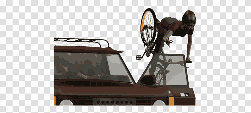 Cyclist Getting Car Doored Is Common And Sometimes Bikers Getting Doored, Vehicle, Transportation, Person, Human Transparent Png