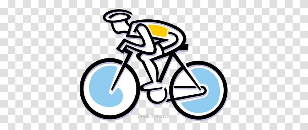 Cyclist In A Race Royalty Free Vector Clip Art Illustration, Vehicle, Transportation, Spoke, Machine Transparent Png