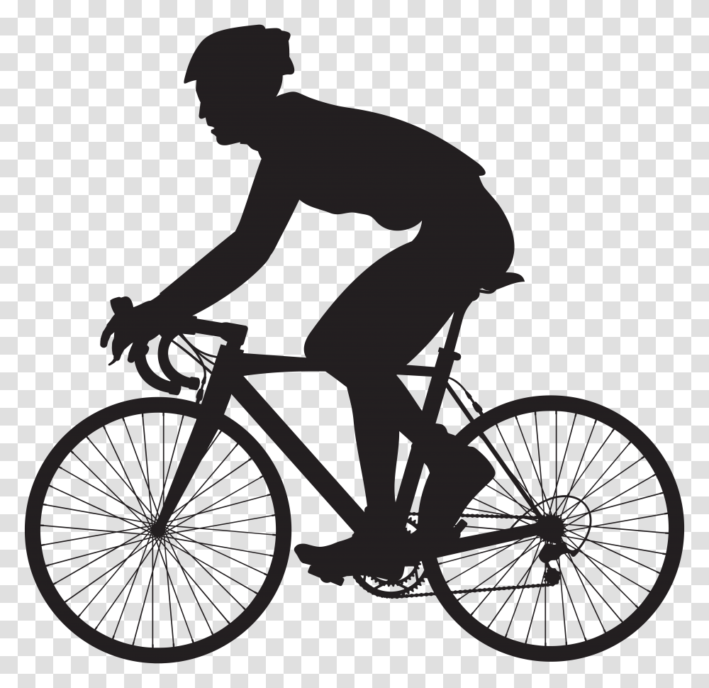 Cyclist Silhouette Clip Art, Cross, Logo Transparent Png