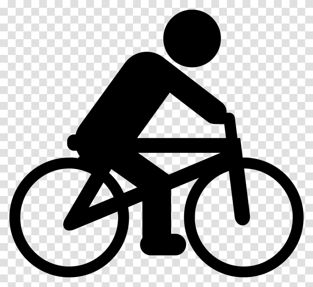 Cyclist Silhouette Icon Free Download, Chair, Furniture, Stencil Transparent Png