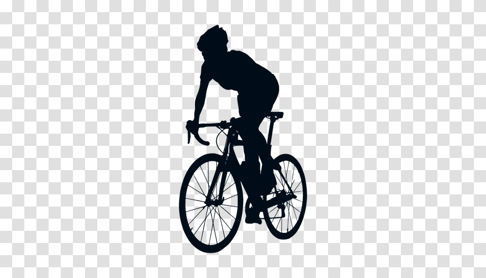 Cyclist Spriting Silhouette, Bicycle, Vehicle, Transportation, Bike Transparent Png