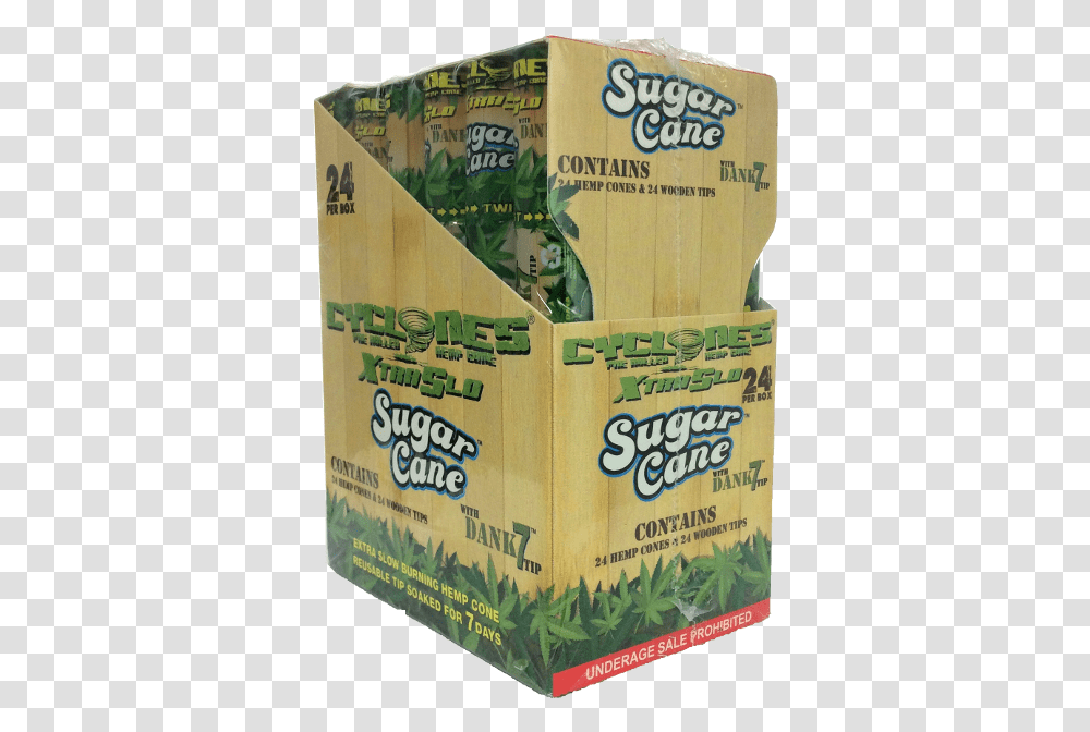 Cyclone Hemp Sugarcane Grass, Plant, Box, Cardboard, Food Transparent Png